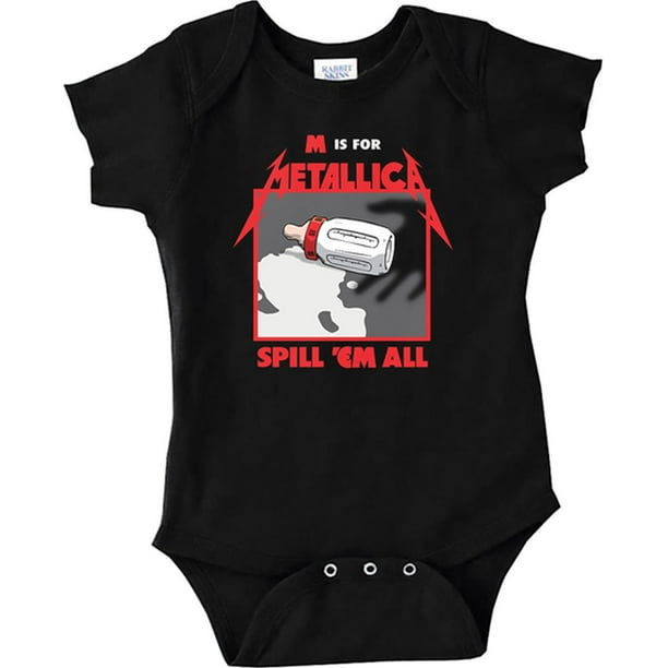 Metallica Scary Guy Official Babygrow Romper Ages 0-18 Months